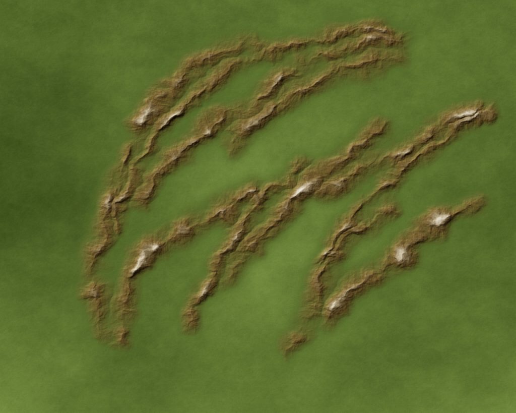 Mapping Landforms 3 Brown 40%, Grass Bumped