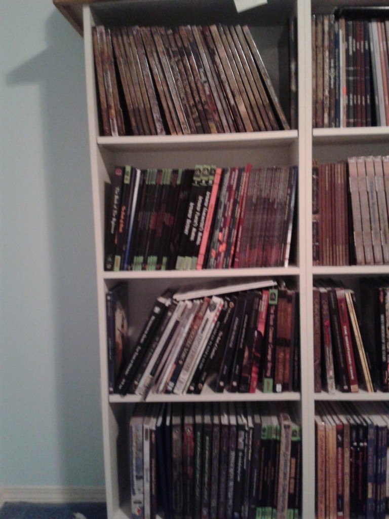 Books - Upstairs shelves, part 1