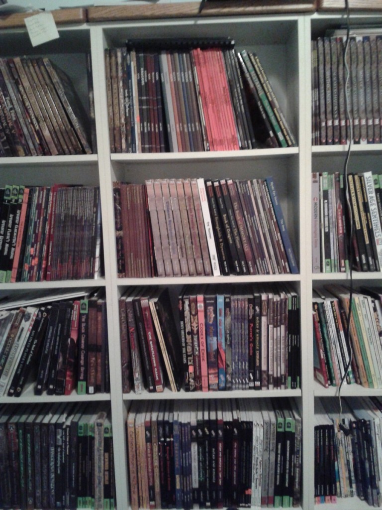 Books - Upstairs shelves, part 2