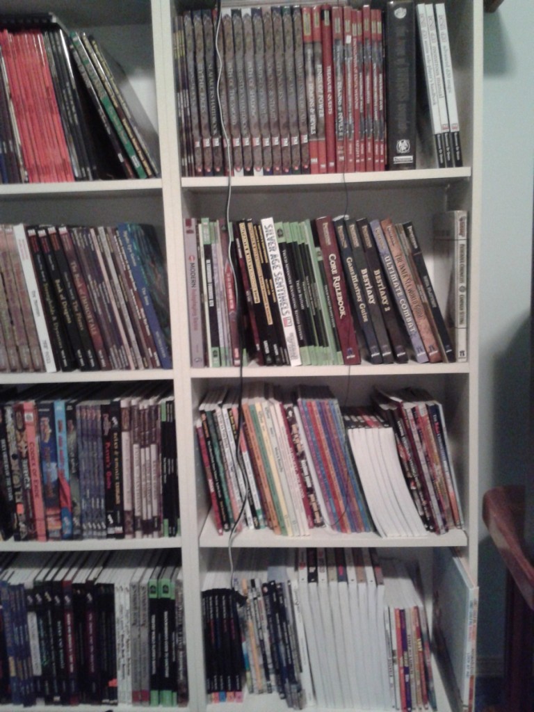Books - Upstairs shelves, part 3
