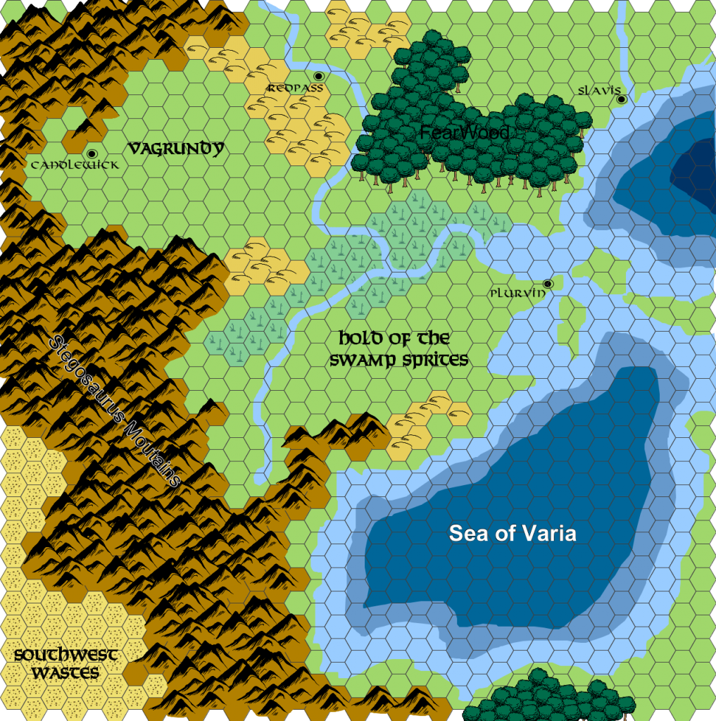 Hexographer Sample, Greyhawk Style