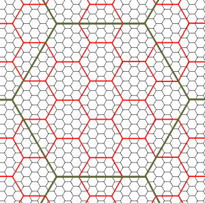 Three-Level Hex Map